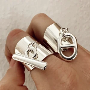 Musardise Bague Large Maille< Bagues