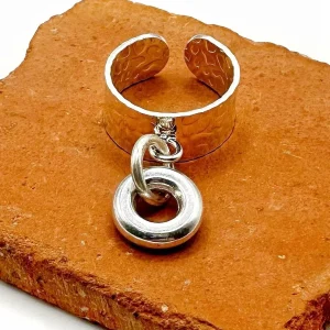 Musardise Bague Martelee Pendentif Rondino< Bagues