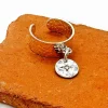Musardise Bague Martelee Pendentif Strass< Bagues