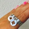 Musardise Bague Martelee Pendentif Croix « Cruz »< Bagues