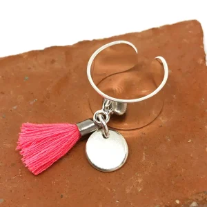 Musardise Bague Pompon Rose< Bagues