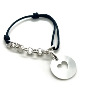 Musardise Bracelet Demi-Chaine Grand Coeur< Bracelets