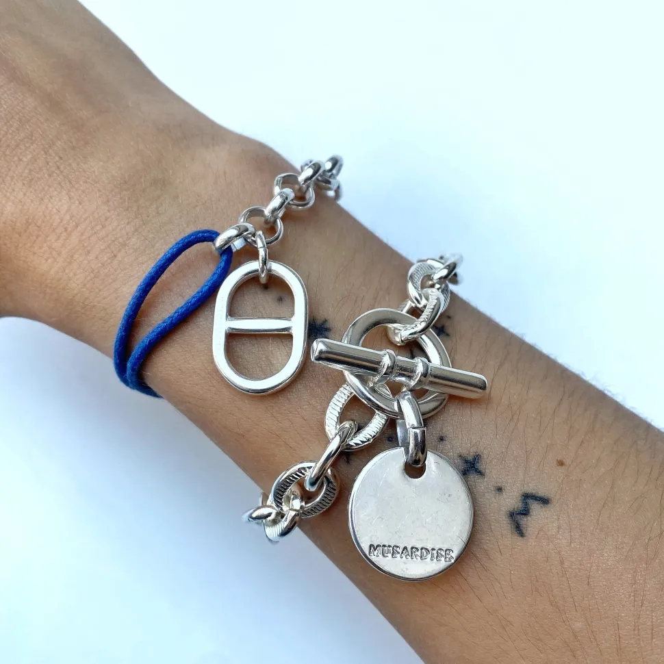 bracelet_demichaine_maill_2.webp Musardise Bracelet Demi-Chaine Maille< Bracelets