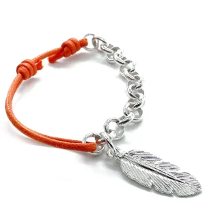 Musardise Bracelet Demi-Chaine Plume< Bracelets