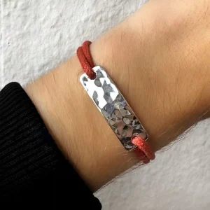 Musardise Bracelet Plaque Martelee< Bracelets