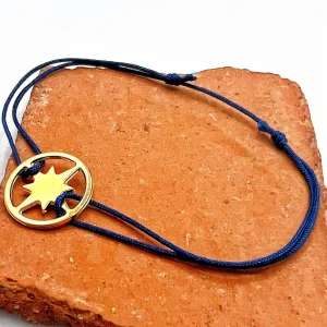 Musardise Bracelet Rose Des Vents Dore< Bracelets