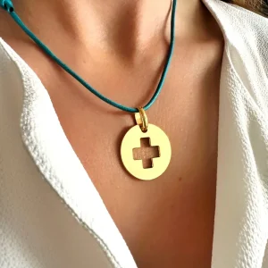 Musardise Collier Cruz Dore< Colliers