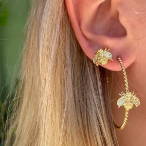 Musardise Creoles Beelie< Boucles D'Oreilles