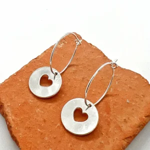 Musardise Creoles Gm Coeurs< Boucles D'Oreilles