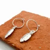 Musardise Creoles Pm Petites Plumes< Boucles D'Oreilles