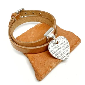 Musardise Cuir « Je T'Aime »< Bracelets