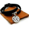 Musardise Cuir Medaille Martelee< Bracelets