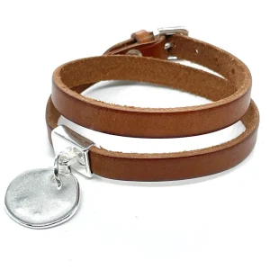 Musardise Cuir Petite Medaille< Bracelets
