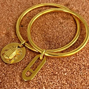 Musardise Jonc Scaro Dore< Bracelets