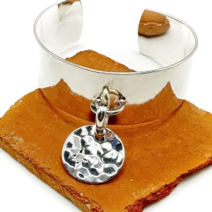 Musardise Manchette Medaille Martelee Strass< Bracelets